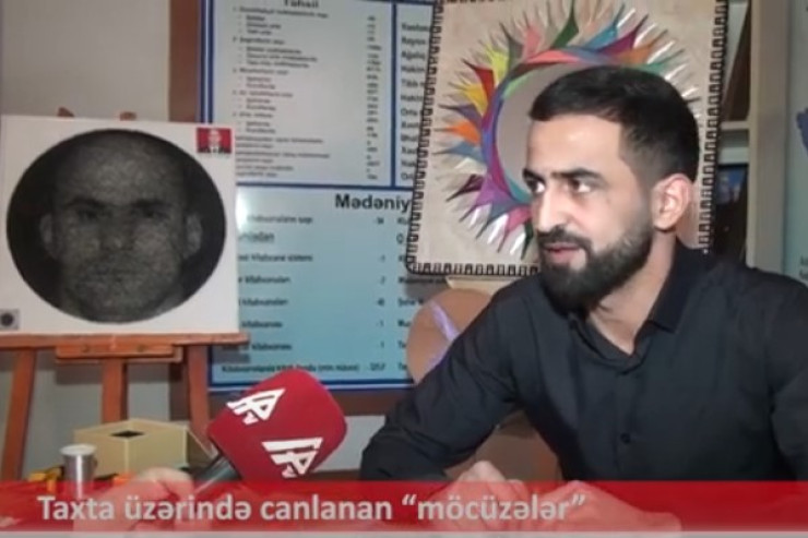 Şabranlı gənc internetdən dünyanın qədim sənətini öyrənib, sərgilərdə iştirak edib - VİDEO