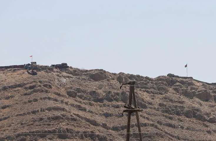 Ermənistan sərhəddə döyüş mövqeyi qurdu - FOTO