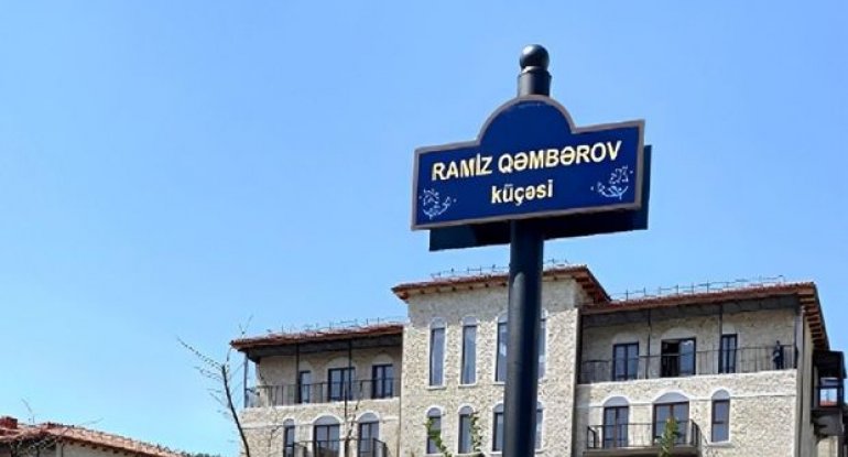Şuşada mərkəzi küçələrdən birinə Milli Qəhrəmanın adı verilib - FOTO