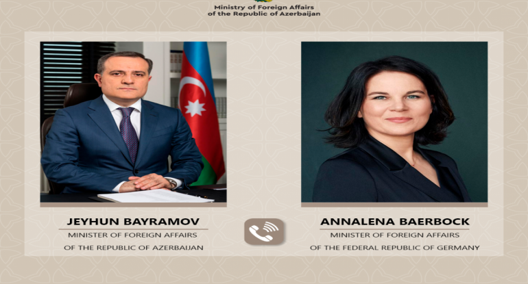 Ceyhun Bayramov Almaniya xarici işlər naziri ilə telefonla danışıb