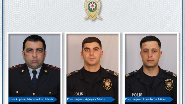 Bü gün qətlə yetirilən polislərin FOTOSU