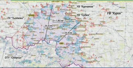 Ukrayna ordusu xəritə yayımladı - Rusiyanın 93 yaşayış məntəqəsi...