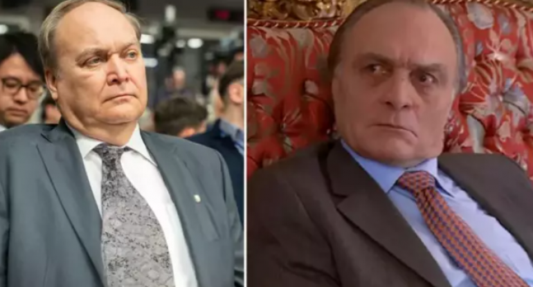 Rusiyalı səfirin "Kurtlar vadisi"nin aktyoru ilə oxşarlığı diqqət çəkdi - FOTO