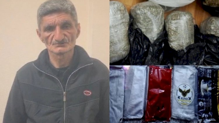 Bakıda məşhur narkokuryer 13 kq narkotiklə ələ keçdi - ANBAAN VİDEO 