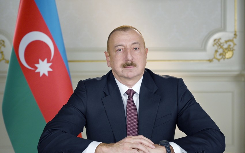 İlham Əliyev Cəbrayılda tam orta məktəbin binasının açılışında iştirak edib