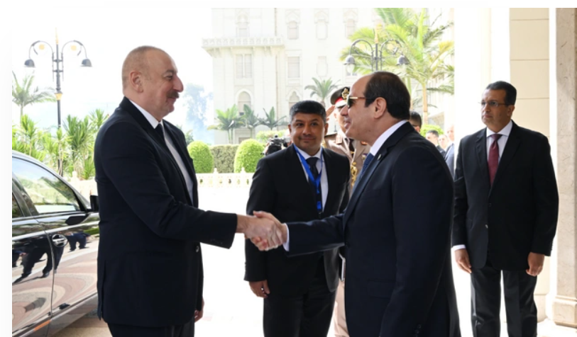 Prezident İlham Əliyevin Misirdə rəsmi qarşılanma mərasimi olub