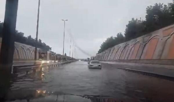 Gəncədə tuneli su basdı: Nazirlik hərəkətə keçdi - Video