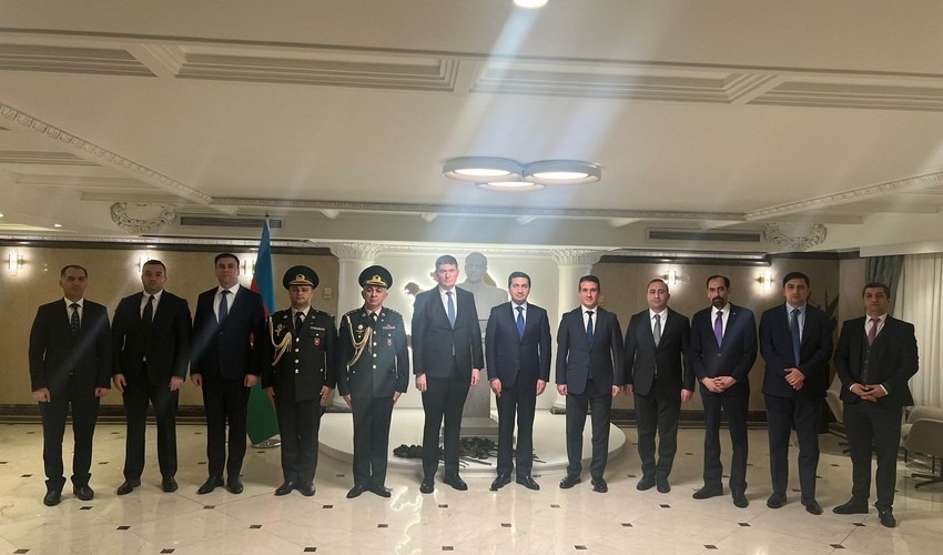 Hikmət Hacıyev İrandakı səfirliyimizin yeni inzibati binası ilə tanış OLDU