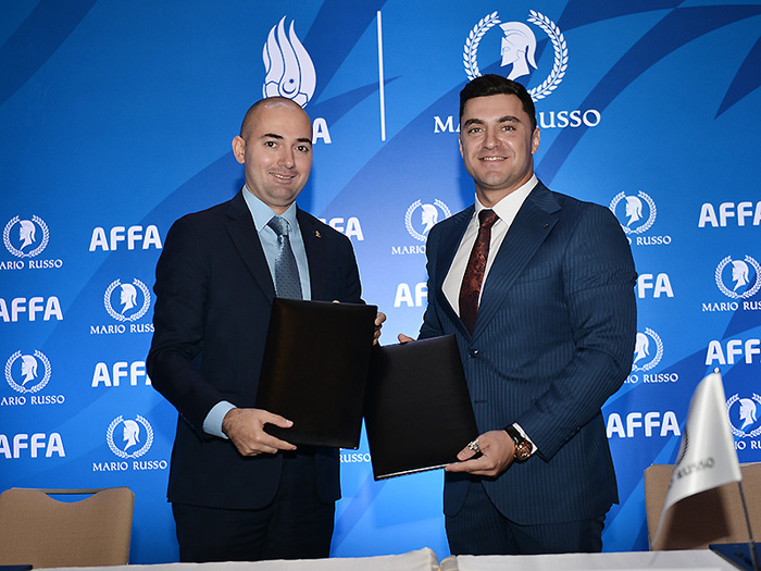 AFFA ilə “Mario Russo” arasında sponsorluq müqaviləsi imzalanıb 