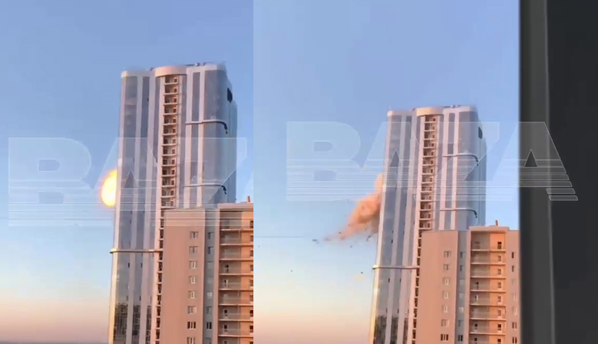 Ukraynadan Rusiyaya daha bir zərbə - Bu şəhər BOMBALANDI