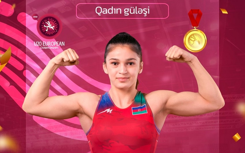 Azərbaycanın qadın güləşçisi Avropa çempionatının qalibi olub