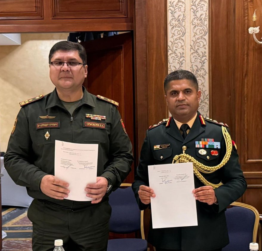 Qırğızıstanla Hindistan arasında hərbi sahədə əməkdaşlıq güclənir