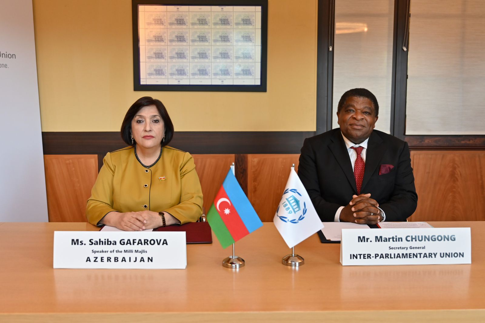 Milli Məclislə Parlamentlərarası İttifaq arasında COP29 çərçivəsində Anlaşma Memorandumu imzalanıb
