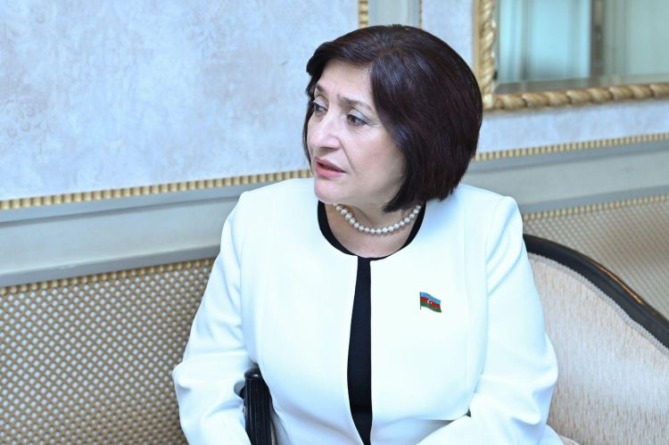 Sahibə Qafarova Sankt-Peterburqda bir sıra görüşlər keçirdi - FOTO