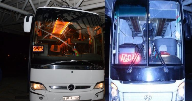 Azad olunan ərazilərə avtobus biletləri satışa çıxarılacaq