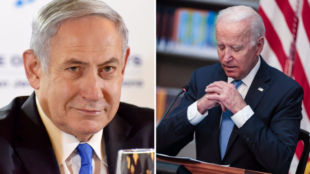 Netanyahu iclasda yuxulayan Baydeni məsxərəyə qoydu