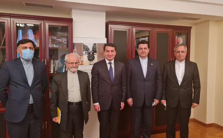Hikmət Hacıyev İranın xarici işlər nazirinin müavini ilə GÖRÜŞDÜ