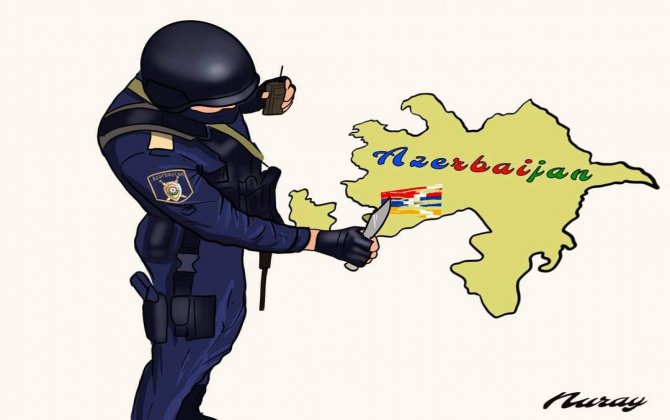 Gündəm olan karikaturanın müəllifi: “Biz bu bayrağı Qarabağdan  silmişik..."