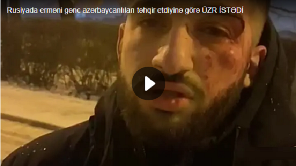 Erməni gənc azərbaycanlıları təhqir etdiyinə görə üzr istədi - VİDEO