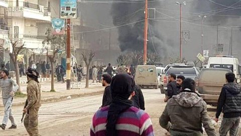 PKK-YPG terrorçuları Afrinə altı raket atdı: Üç ölü, 10 yaralı