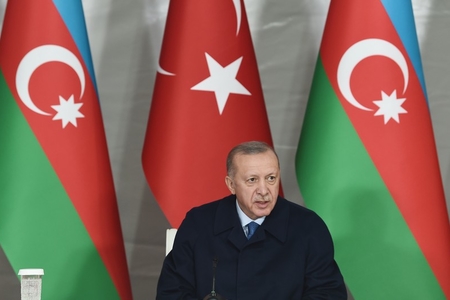 Ərdoğan Azərbaycana səfərindən danışıb