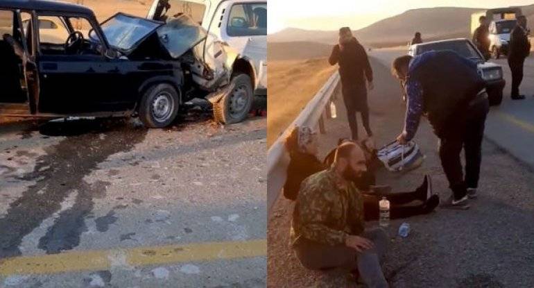 Bakı - Şamaxı yolunda ağır qəza: Xəsarət alanlar var – VİDEO