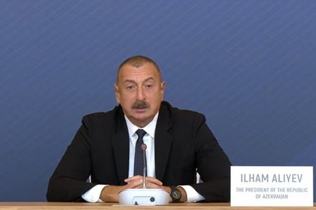 İlham Əliyev: "Biz Ermənistana sülh müqaviləsi üzərində işləməyə başlamağı təklif etmişik"
