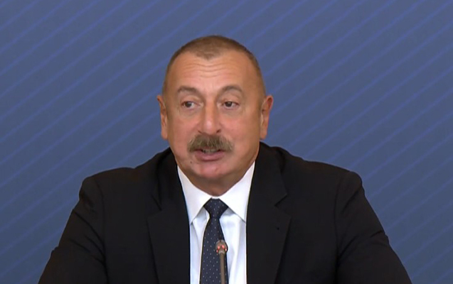 Prezident Bakı Forumunda çıxış edir - VİDEO
