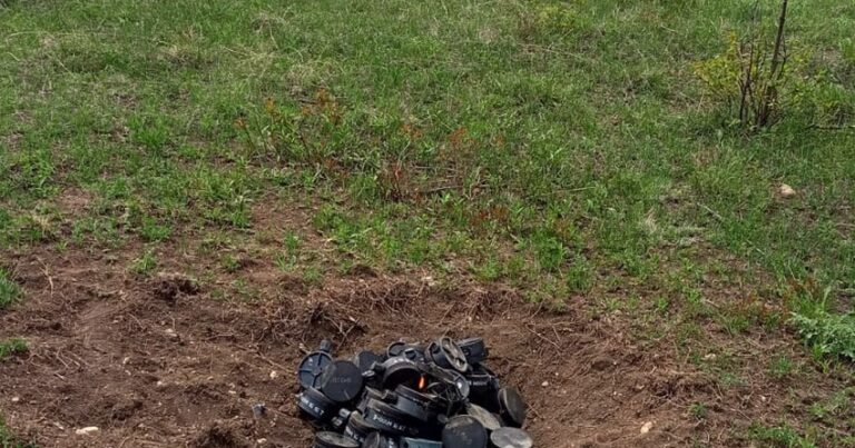 İranla sərhəddə aşkarlanan minaların sayı AÇIQLANDI - FOTOLAR