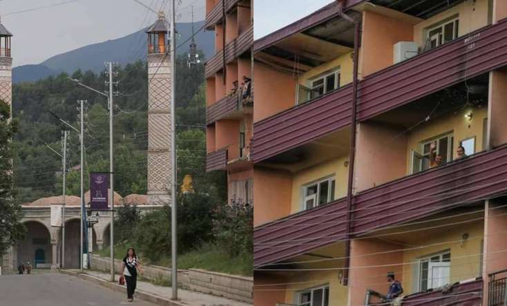 Ermənilərin BAĞRI ÇATLADI: Şuşanın gerçək sakinlərini görən ermənilər FƏRYAD ETDİLƏR - FOTOLAR