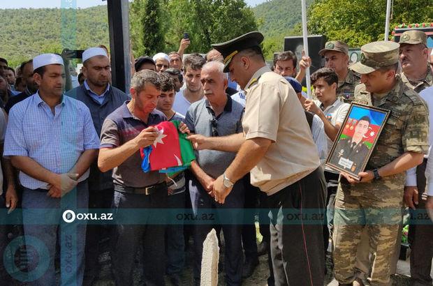 Azərbaycan ordusunun həlak olan zabiti dəfn edildi - FOTOLAR (Yenilənib)