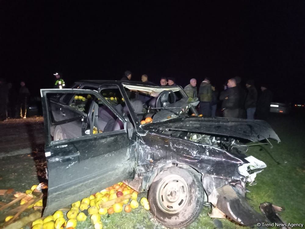 Yevlaxda ağır qəza baş verib, bir nəfər ölüb