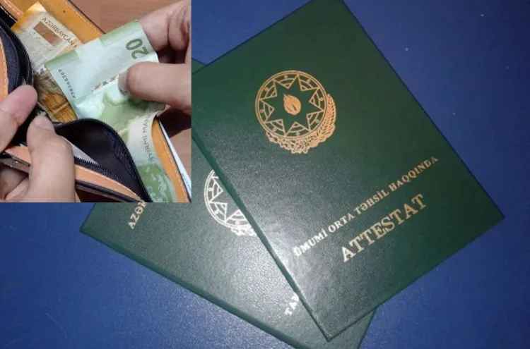 Attestata görə 20 manatdan pul yığan sinif rəhbərinə xəbərdarlıq EDİLDİ