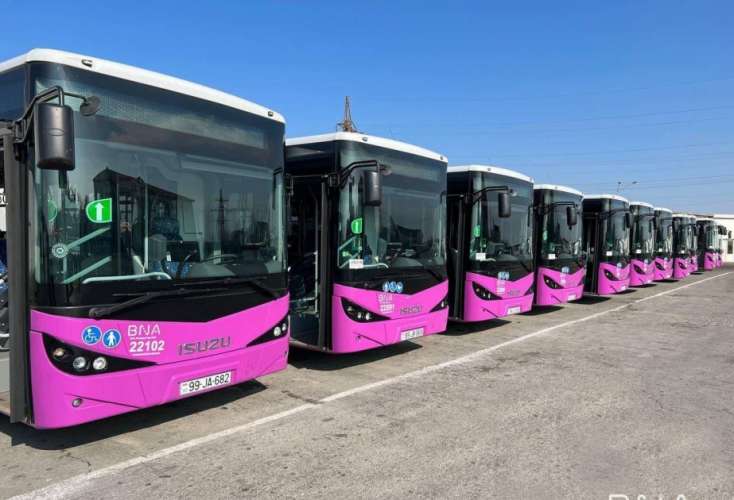 Bu avtobuslarda qiymət 70 qəpik oldu