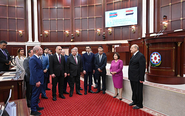 Misir Senatının sədri Milli Məclisdə - FOTOLAR