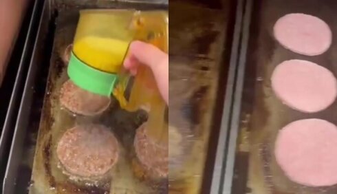 McDonalds-da çəkilən görüntülər şoka salır - Burqerlər belə hazırlanırmış - VİDEO