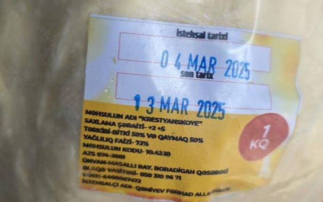 Bitki tərkibli yağ nehrə yağı adı ilə satılırmış - FOTO