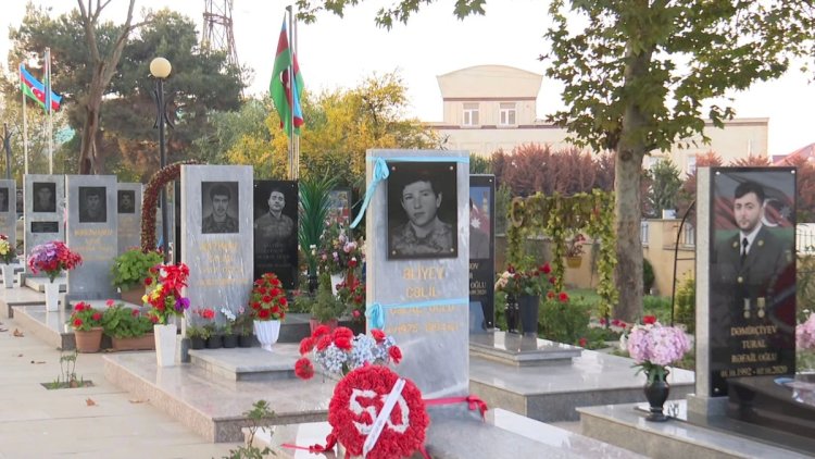 Azərbaycanda iki şəhidin məzarı qarət edildi -  GÖRÜNTÜ