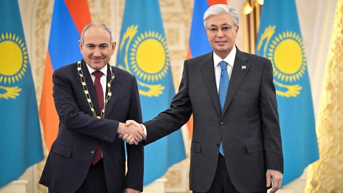 Paşinyana Qazaxıstanın ən yüksək mükafatı verildi
