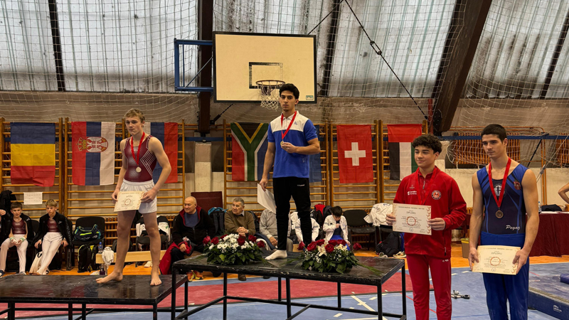 Azərbaycanlı gimnast beynəlxalq turnirdə 2 qızıl medal qazandı