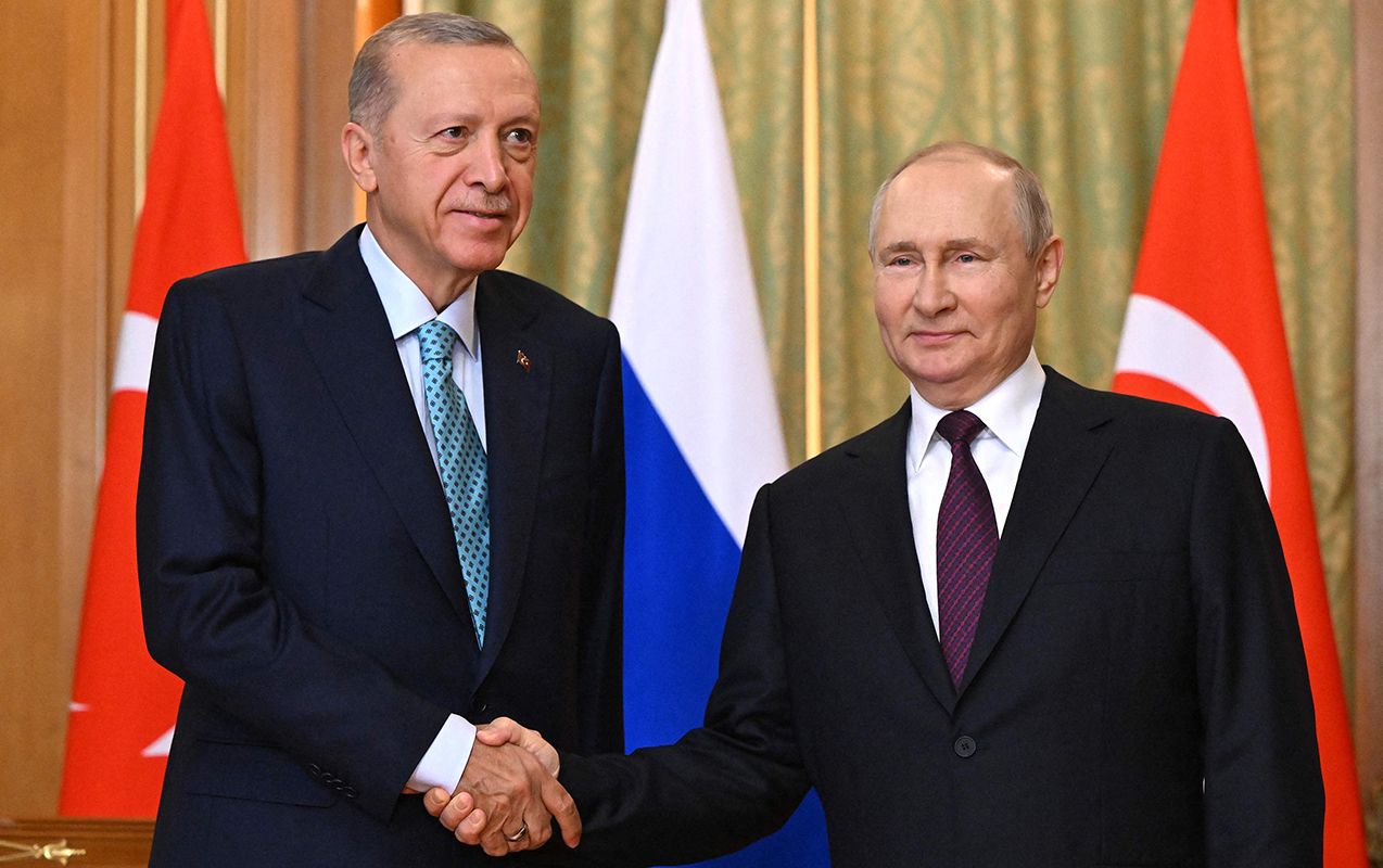 Ərdoğan Putinlə görüşdü