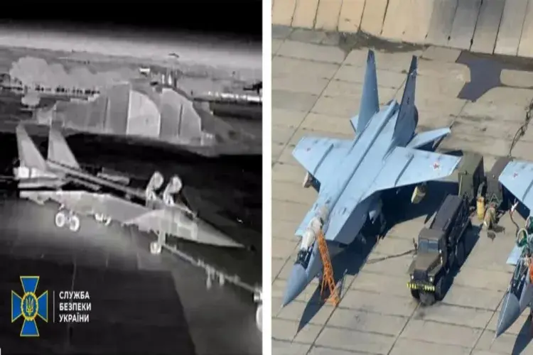 Ukrayna kəşfiyyatından Krımda uğurlu əməliyyat - İki "Su-27" təyyarəsi vuruldu