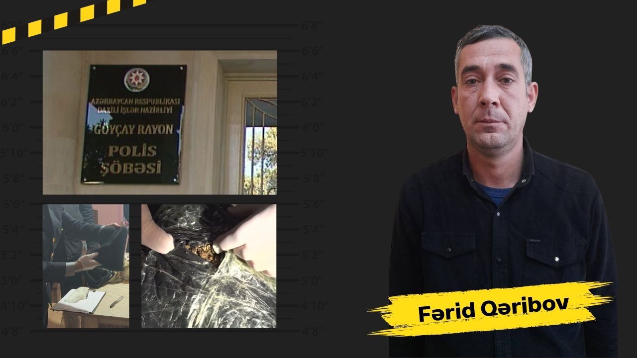 Göyçayda quldurluq edən şəxsdən narkotik vasitə də aşkarlandı