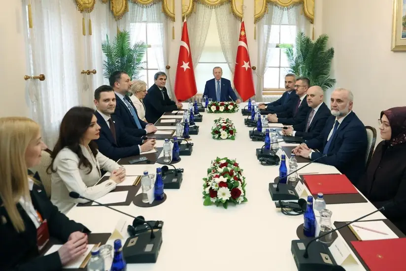 Ərdoğan Balkan Sülh Platformasının iştirakçılarını qəbul edib