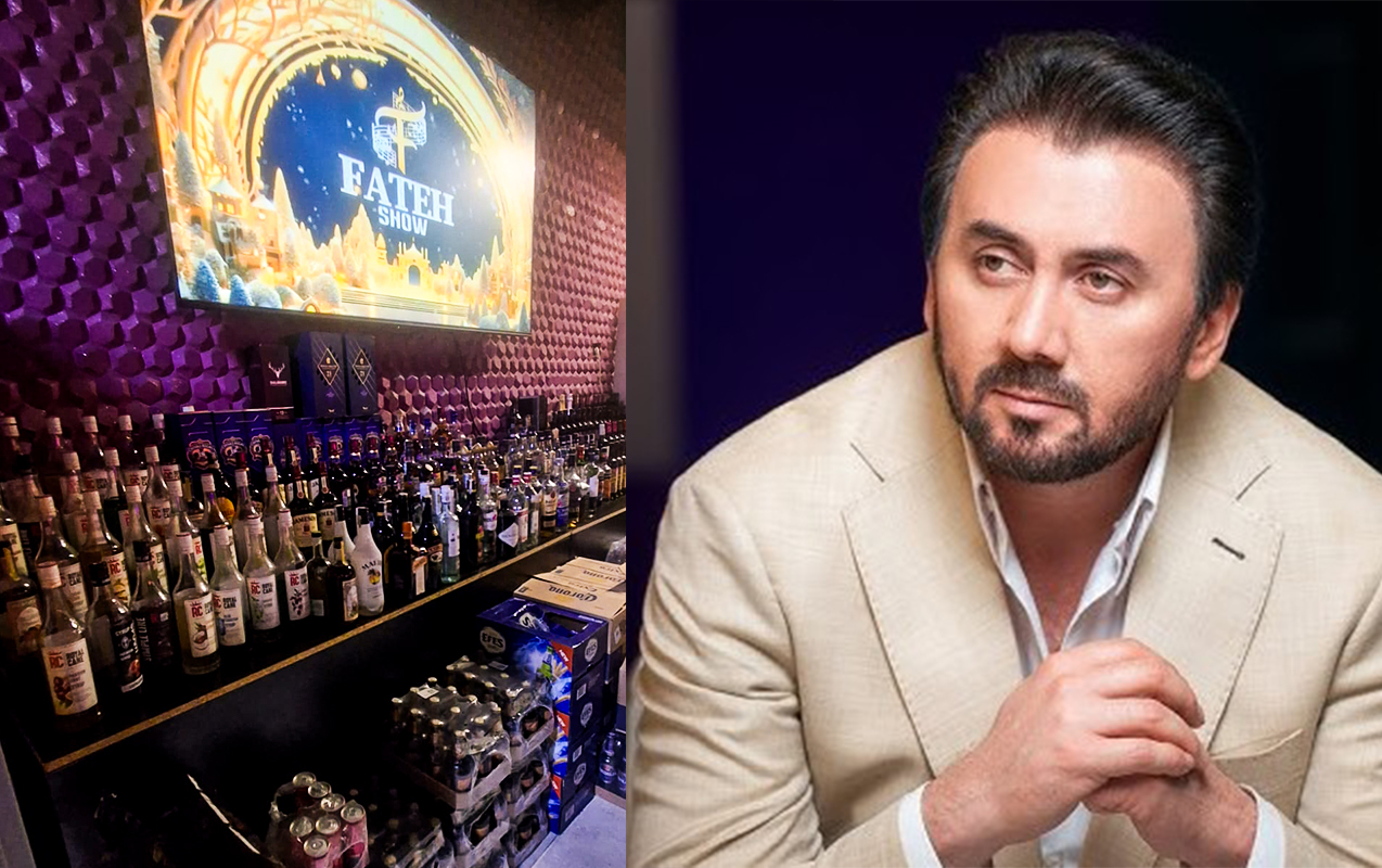 Aqşin Fatehin restoranında saxta içkilər satılırmış - Fotolar