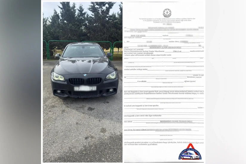 Narkotik vasitə qəbul edib avtomobil sürdü