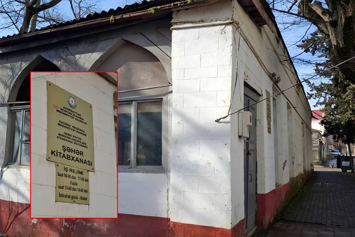 Qubada kitabxananın fəaliyyəti niyə dayandırılıb? – FOTOFAKT