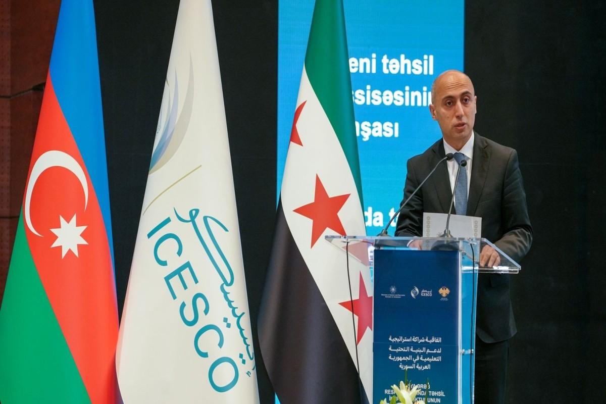 Azərbaycan Suriyada 10-a yaxın yeni məktəb tikəcək - 100-ə yaxınını əsaslı təmir edəcək