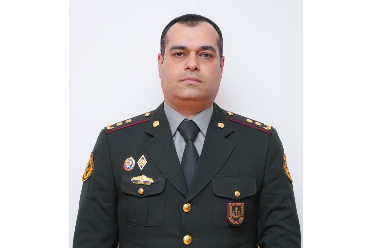 Ədliyyə Nazirliyi Penitensiar xidmətinin Mühafizə alayına komandir təyin edilib