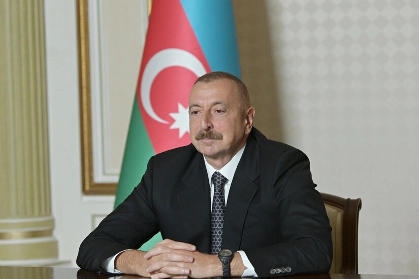 İlham Əliyevin Efiopiya Baş naziri ilə geniş tərkibdə görüşü oldu